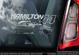 Aufkleber Decal Sticker Autocollant Adesivi Aufkleber Lewis Hamilton 44