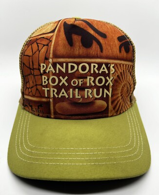 Pandora's Box Of Rox Trail Run TX Cap Hat Adult Trucker Mesh