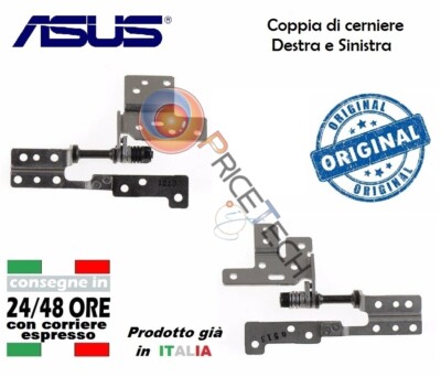 Cerniere Schermo LCD Per Asus X555LA, X555LD, X555LN, X555LP - Nuove E Originali