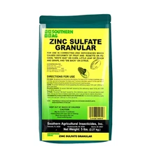 Zinc Sulfate Granular Fertilizer 5 lb Bag by Southern Ag