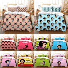 Funda nórdica Toda Mafalda Comics funda de almohada juego de ropa de cama funda de almohada Mafalda niños