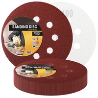 25X Schleifpapier 125Mm Klett P100 Schleifscheibe SchleifbläTter Schmirgelpapier