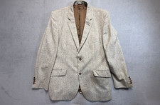 Vintage Aquascutum London Blazer Jacket beige mens size 46R