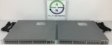 LOT OF 2 Arista DCS-7048T-A-R 48x RJ45 100/1000 , 4x SFP 1/10GB