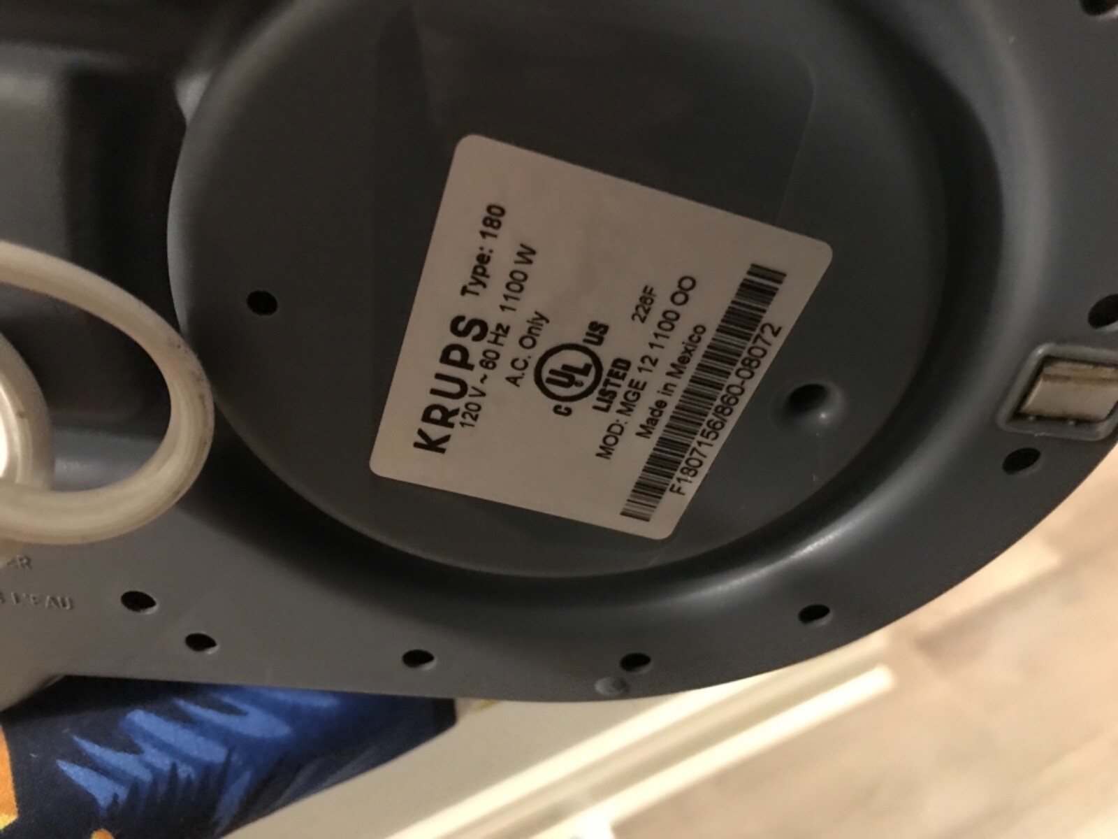 Krups 10 cup Aroma Control Coffee Maker Model 180 White eBay