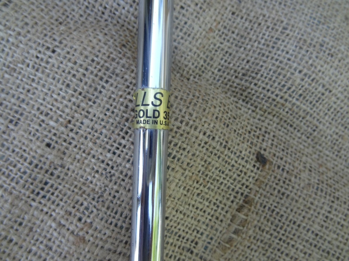 Acushnet BULLS EYE ORIGINAL 2-Way Putter ⛳ Bulls Eye Gold Fluted