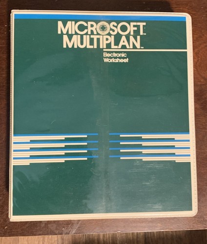 Microsoft Multiplan Electronic Worksheet for MS-DOS 5.25” Floppy Disk 1983 - Photo 4/11