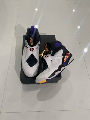 Air Jordan 8 Retro Three-Peat Size 8.5 305381-142  2015 Size 8.5 - retro Jordan 8 Three-Peat 2015 | eBay main image 2
