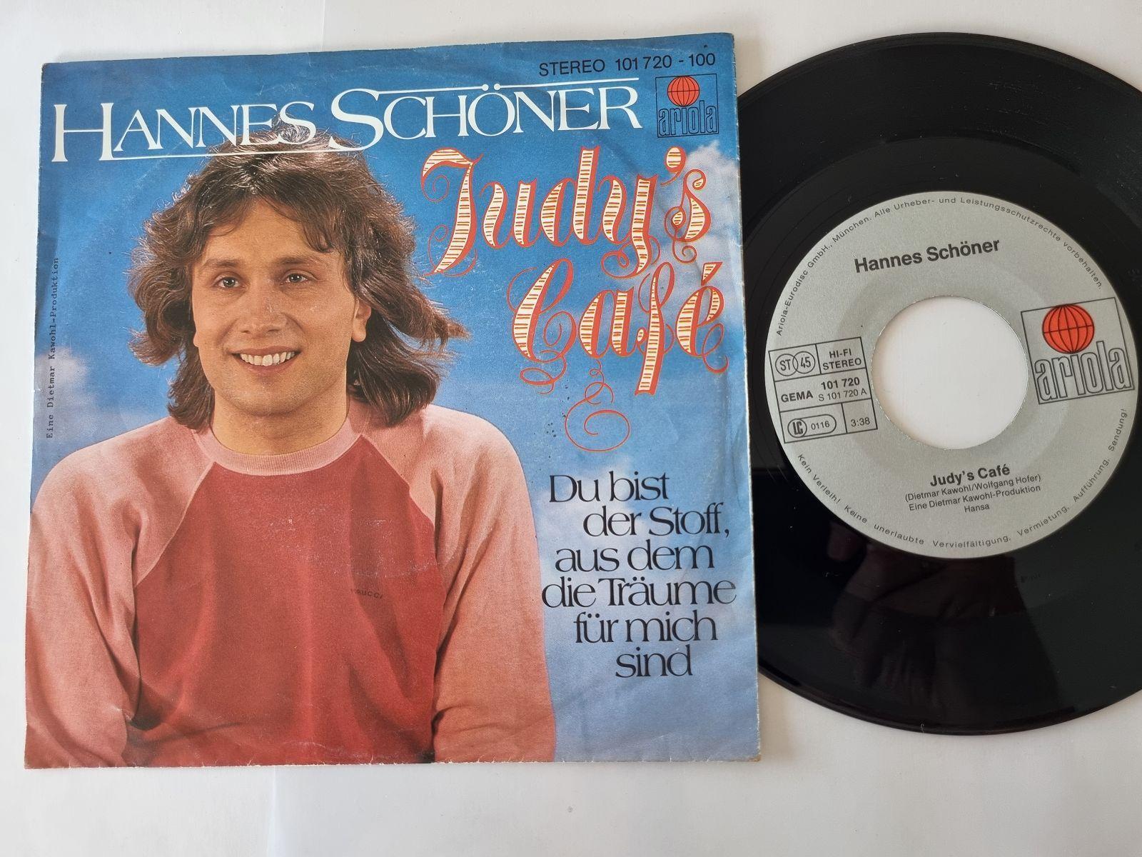 7"" Single Hannes Schöner - Judy's Café Vinyl Germany