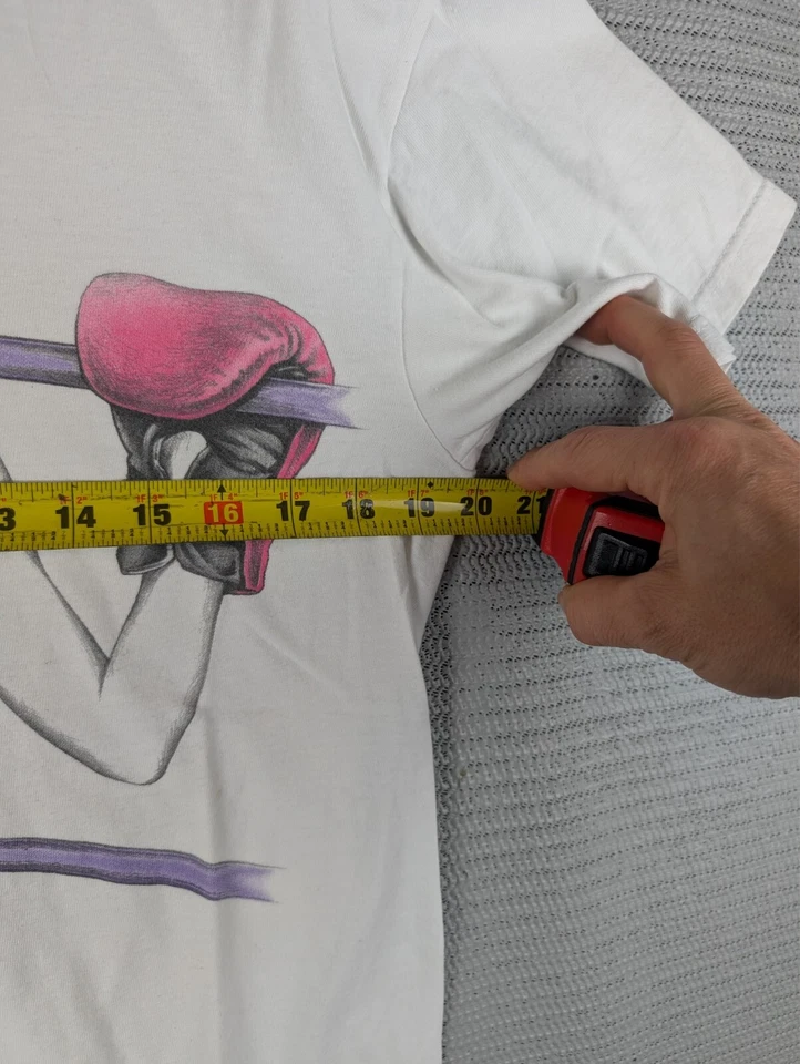 Camiseta Rook Caliente Chica Modelo Boxeo Sexy Lucha Talla Mediana Surf Skate Blanco Foto 3 de 4