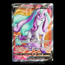carte Pokémon Galopa de Galar V 167/198 #1 EB06 - Règne de Glace NEUF FR