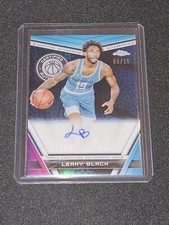 2023-24 Topps Chrome Leaky Black Blue Refractor Certified Autographs Auto 6/10