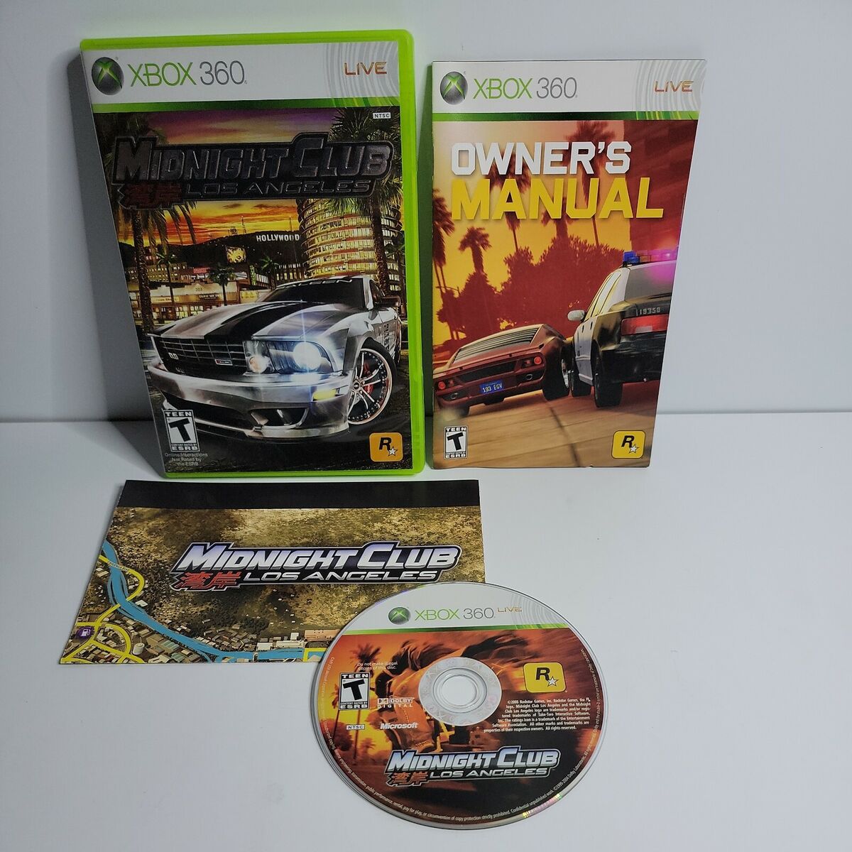 Midnight Club Los Angeles Complete Midia Digital Xbox 360