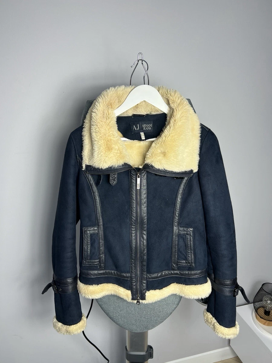 Armani Jeans Faux Fur Outer Shell Coats, Jackets & Vests for Women