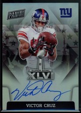 Victor Cruz 2023 Panini National Treasures Super Bowl Autographs Prizm GIANTS