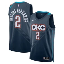 Nike Shai Gilgeous-Alexander Oklahoma City Thunder Swingman Jersey OKC Edition