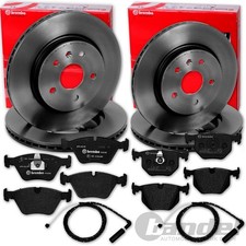 brembo BREMSSCHEIBEN + BELÄGE VORNE + HINTEN passend für BMW X3 E83