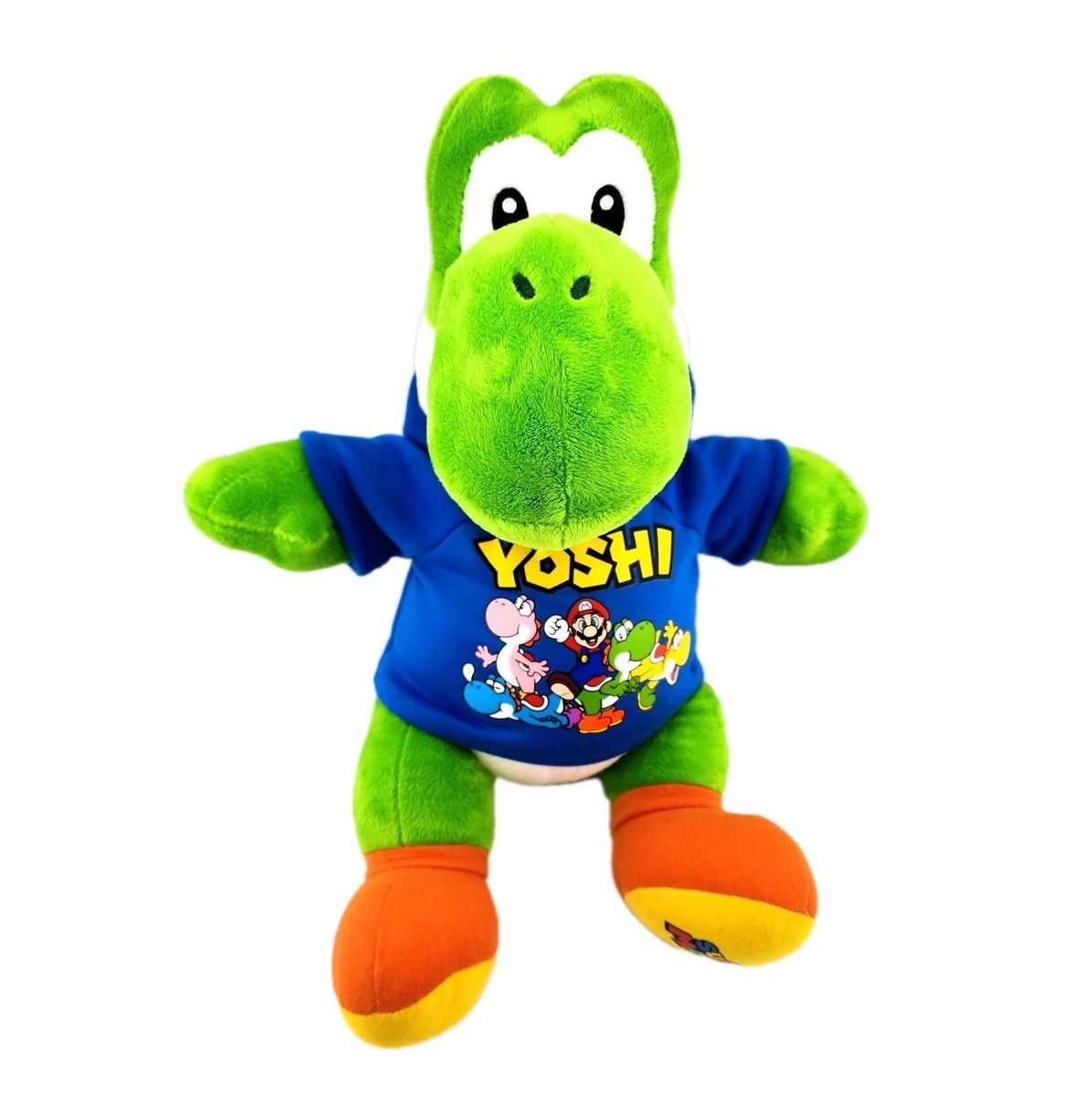 YOSHI Build A Bear NINTENDO SUPER MARIO w/ YOSHI HOODIE Stuffed