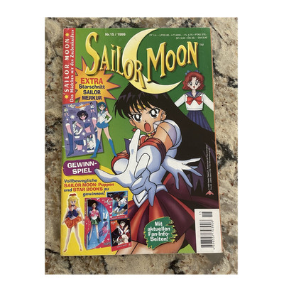 Sailor Moon Fold-out Poster Magazine German