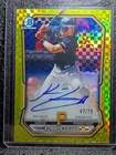 2026 Bowman Chrome Konnor Griffin Yellow X-fractor Auto /75 SP!!! - Pirates