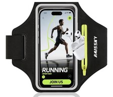 Running Bracelet Headphone Bag iPhone 16/15/14 Max/Pro/Plus and Galaxy S20/S10