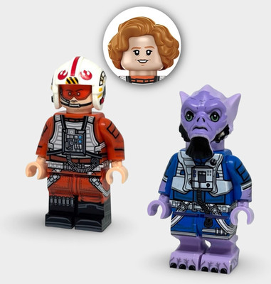 Colonel Ward & Zeb custom minifigures - star wars mandalorian grogu