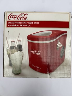Salco Coca-Cola Eiswürfelbereiter SEB-14CC, Eiswürfelmaschine, Icemaker 12kg/24h