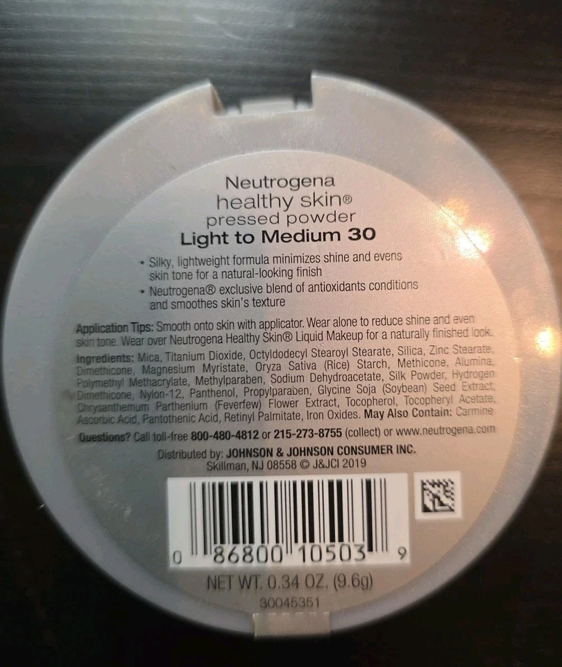 Neutrogena Healthy Skin Pressed Powder, Antioxidant Blend, 30 Light To Medium - Image 2 of 2
