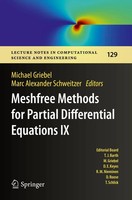 Michael Griebel (U. A.) | Meshfree Methods For Partial Differential Equations IX