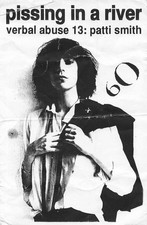 Patti Smith Verbal Abuse 13 NYC Punk Flyer LGBTQ+ Night Jackie 60s
