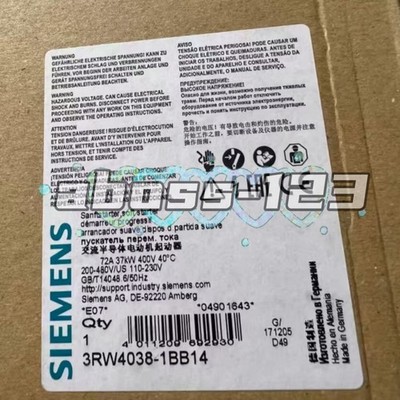 SIEMENS 3RW4038-1BB14 Soft Starter 3RW4 038-1BB14 3RW40381BB14#1pcs New In Box