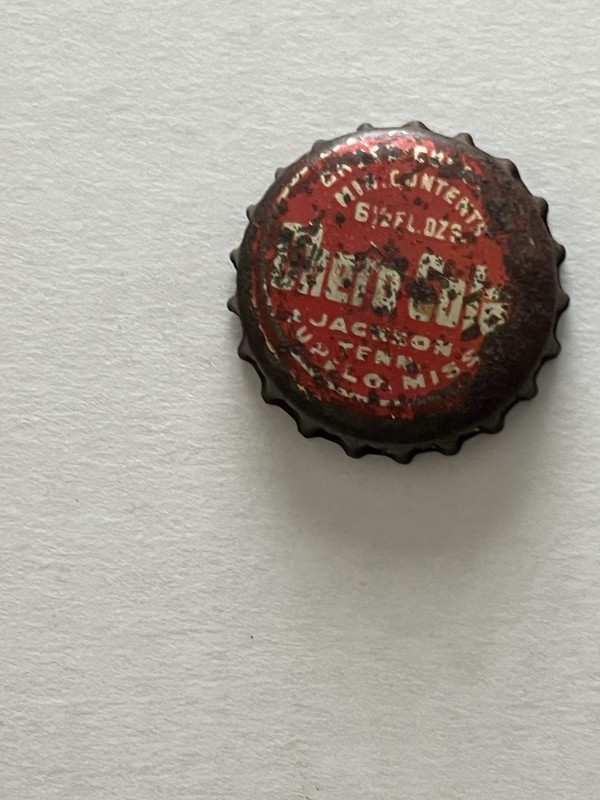Vintage Chero Cola Bottle Cap Jackson Tennessee tupelo mississippi