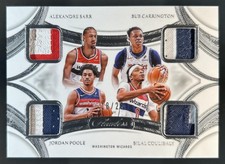 2024-25 Flawless Alexandre Sarr Bub Carrington Poole Coulibaly Patch RC #/25