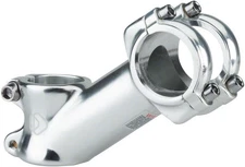 Premium Silver Aluminum 31.8mm 90mm Stem with 35 Angled Clamp & Forged Alloy