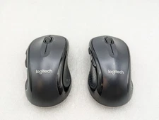 Lot of 2 Logitech M510 Wireless Laser Mouse - NO Receiver - Black Free Shipping