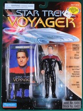 1995 Playmates Cmdr Chakotay Star Trek Voyager Actionfigur 6482 Neu auf Karte
