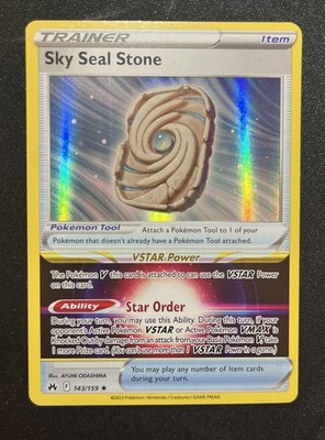 Pokémon TCG Sky Seal Stone Crown Zenith 143/159 Reverse Holo Holo Rare