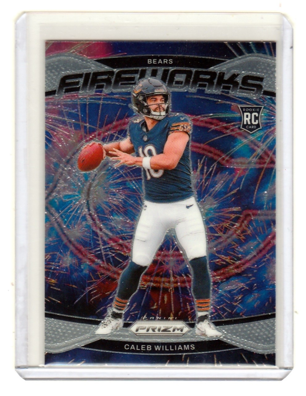 Caleb Williams 2024 Panini Prizm Fireworks Rookie