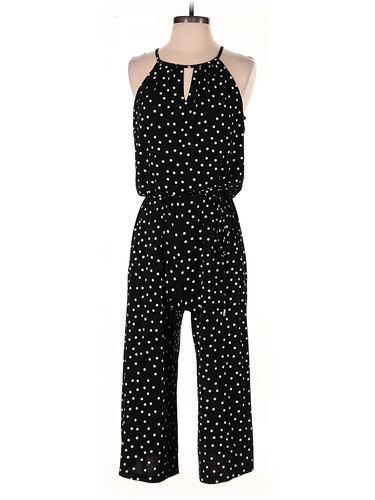 London Times Women Black Jumpsuit 6