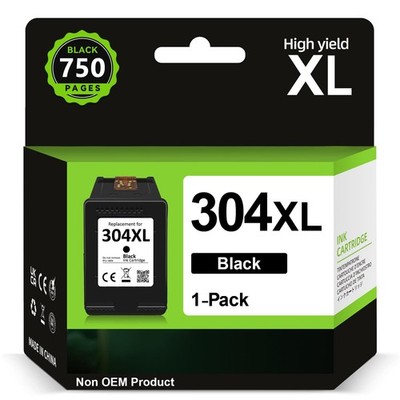 Tintenpatrone INKYEAH 304XL Schwarz High Yeild - 750 Seiten, 304 XL, 304 