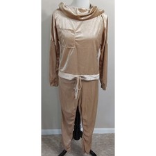 Unbranded Large Gold 2 piece Long Sleeve Pant Outfit 668