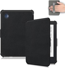 Vakarey Hülle Wake Sleep für Tolino Shine & Kobo Clara ultradünn schwarz