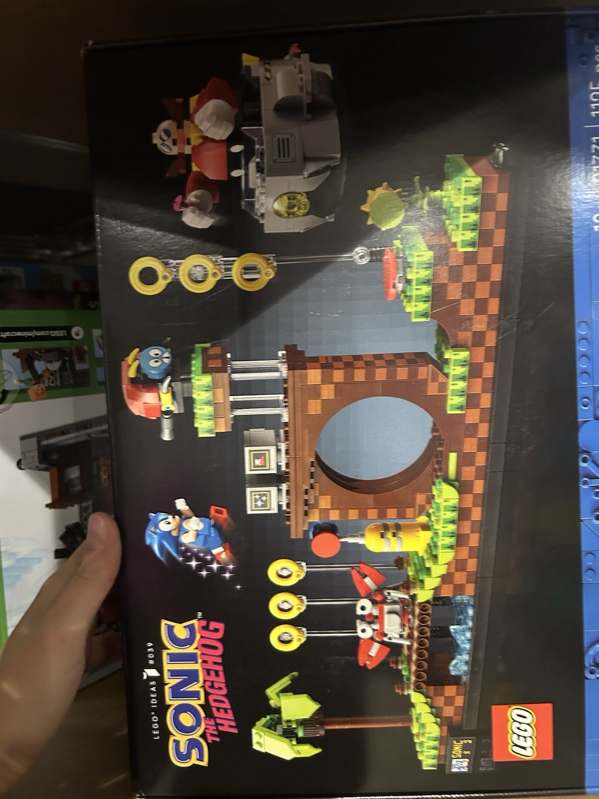 LEGO Sonic 21331 jeu de construction Ideas Green Hill Zone figurine collector avec Dr Eggman