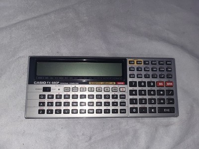 CASIO FX-880P Personal Computer Calculator 116 lib 32k Basic