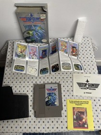 Nintendo NES 🔥 Top Gun Second Mission CIB Star Voyager In Box Near Mint