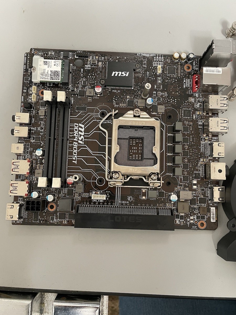 MSI Gaming Trident 3 Intel H110 Ms-b9061 Ms-b906 DDR4 Motherboard