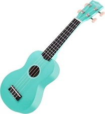 Charming Light Blue 21-Inch Ukulele - Perfect Holiday Gift for All Ages