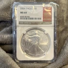 2004 American Silver Eagle NGC MS 69 The Official Red Book Label