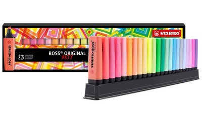 STABILO - BOSS ORIGINAL - Highlighter - ARTY - Deskset of 23 - Assorted colors
