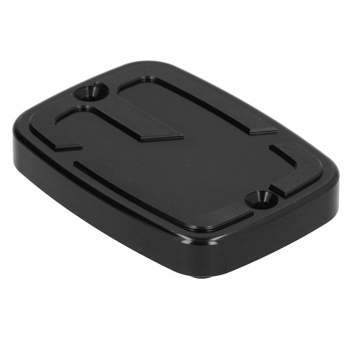 :Black Front Brake Fluid Reservoir Cover Upper Pump Oil Pot Cover Motorcycle - Afbeelding 16 van 24